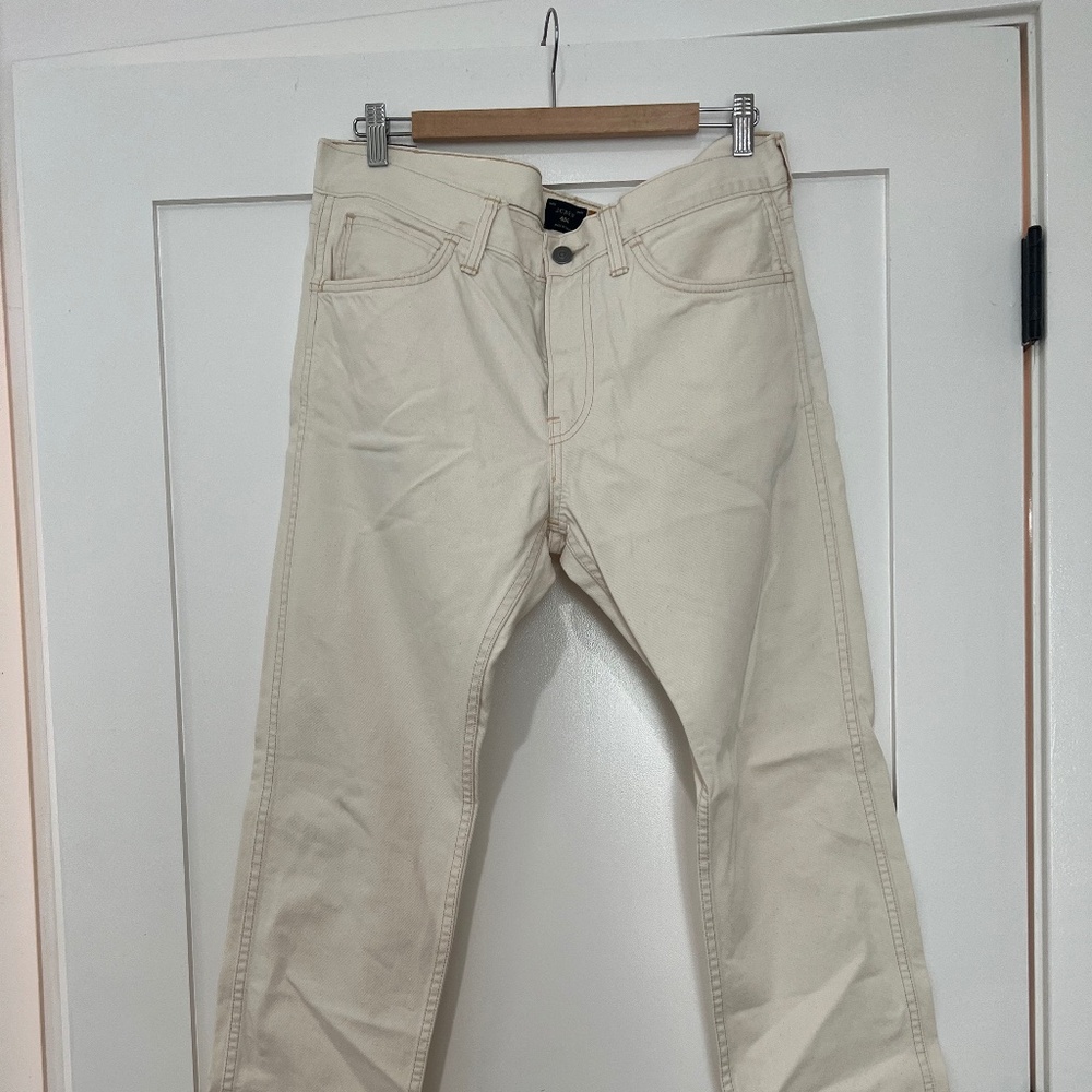 J.Crew Cream Colored 484 Denim